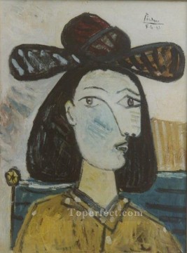 座る女性 3 1929 キュビスト パブロ・ピカソ Oil Paintings